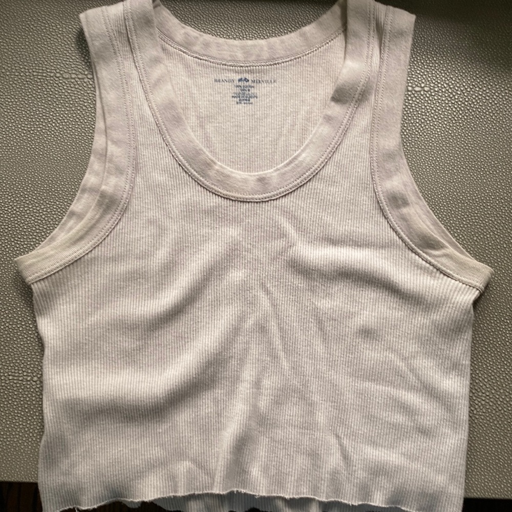 Brandy Melville Connor Tank Tan/Cream